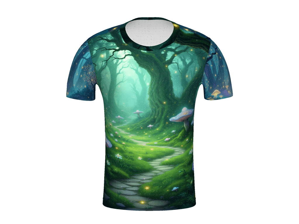 All-Over Print Men's Crew Neck T-Shirt