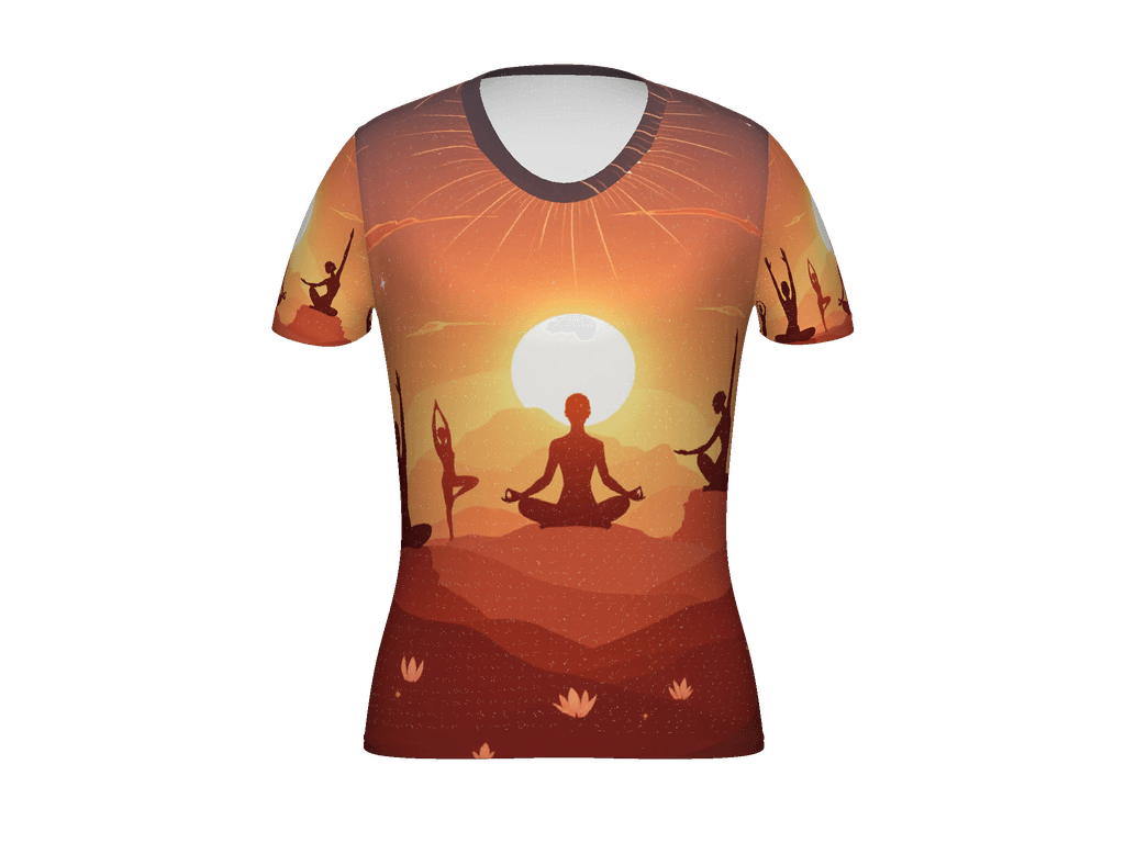 All-Over Print Women's Athletic T-Shirt