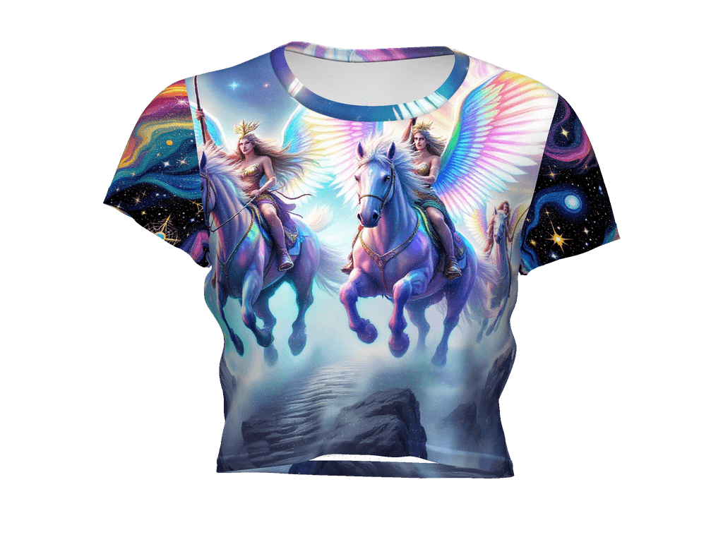 All-Over Print Crop Tee