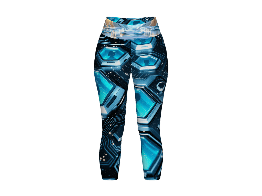 All-Over Print Yoga Capri Leggings