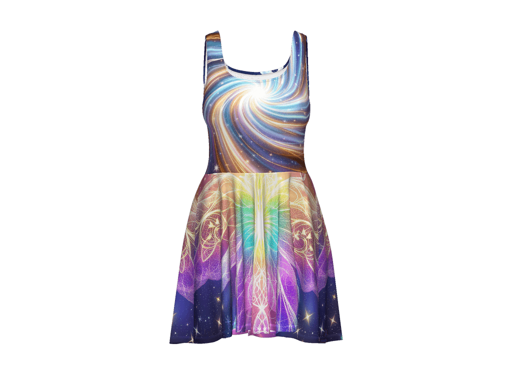All-Over Print Skater Dress