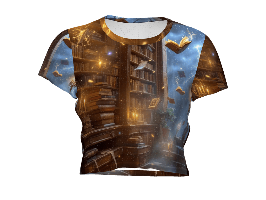 All-Over Print Crop Tee