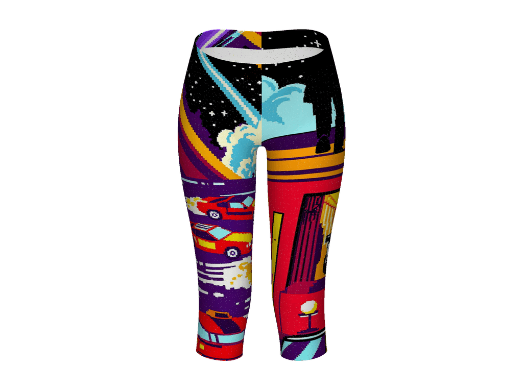 All-Over Print Capri Leggings