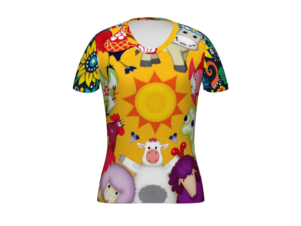 All-Over Print Women's Athletic T-Shirt