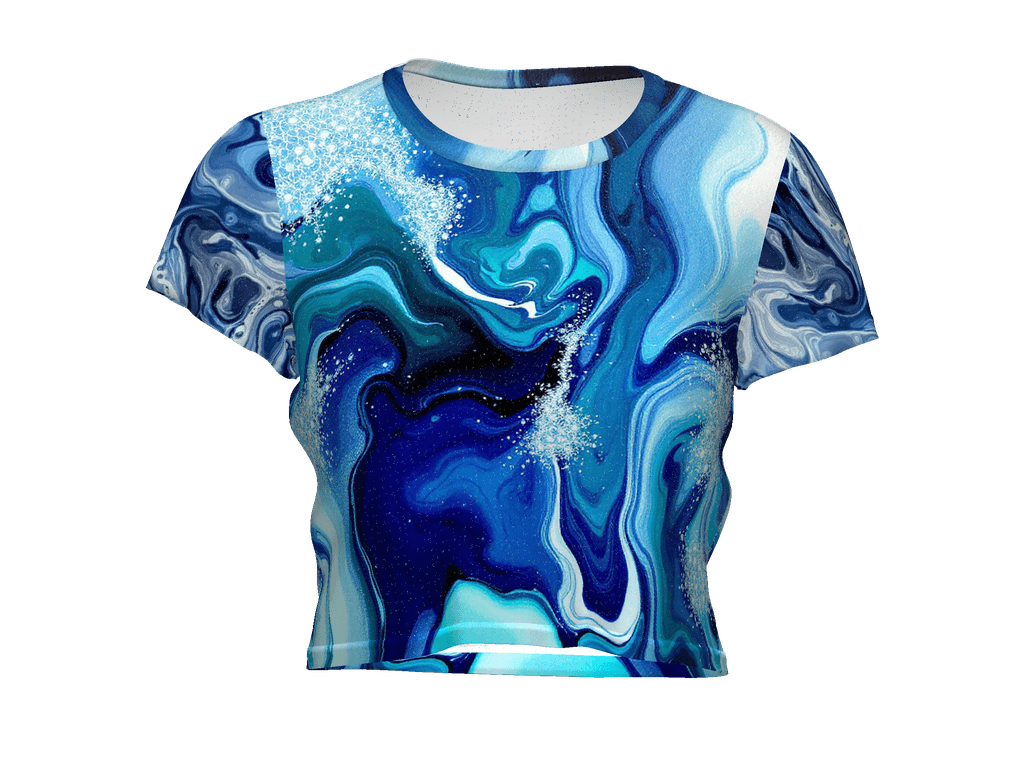 All-Over Print Crop Tee