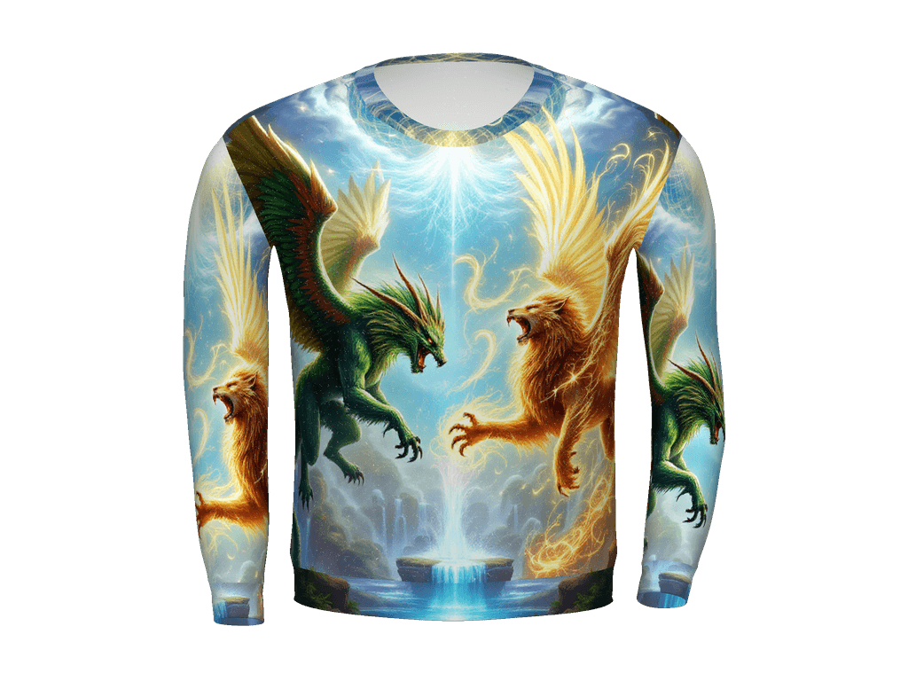 All-Over Print Recycled Unisex Sweatshirt