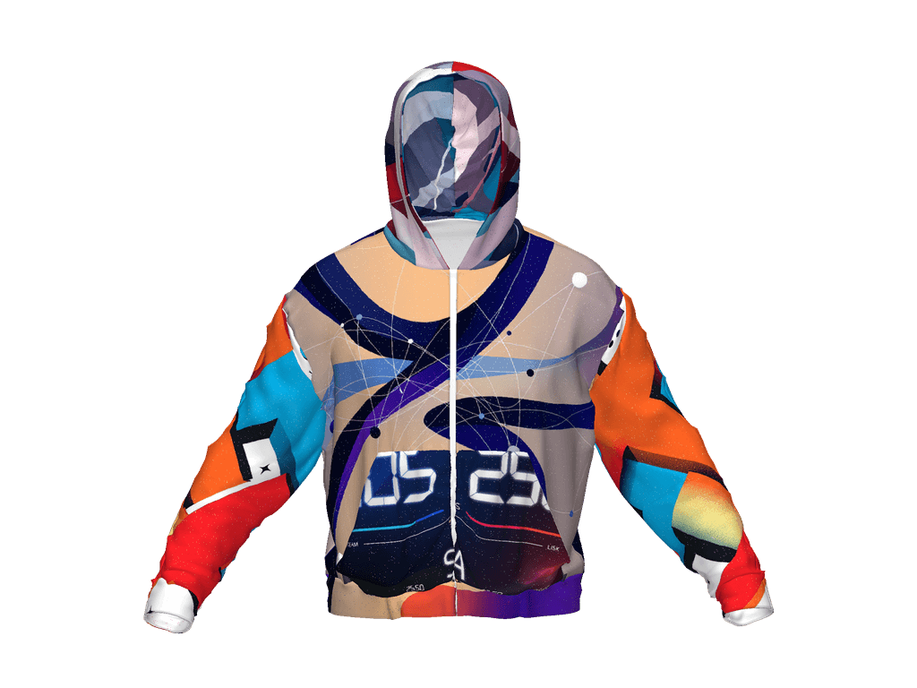 All-Over Print Recycled Unisex Zip Hoodie