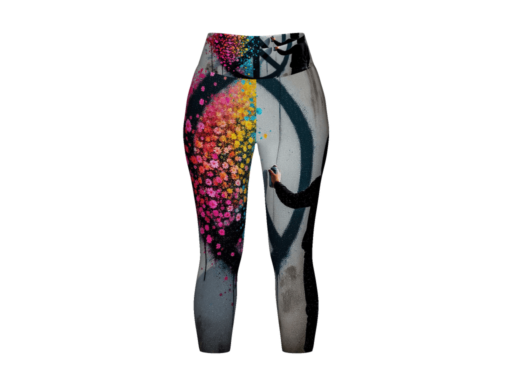All-Over Print Yoga Capri Leggings
