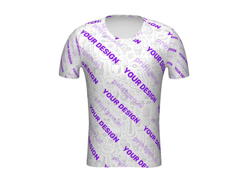 All-Over Print Men's Athletic T-Shirt