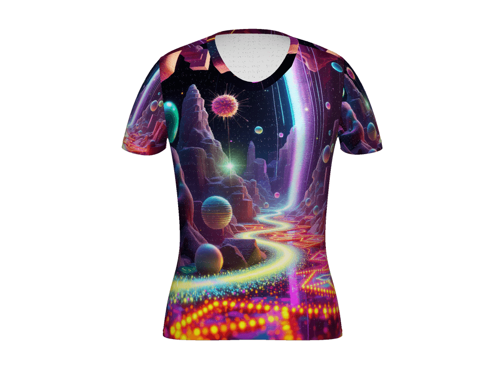 All-Over Print Women's Athletic T-Shirt