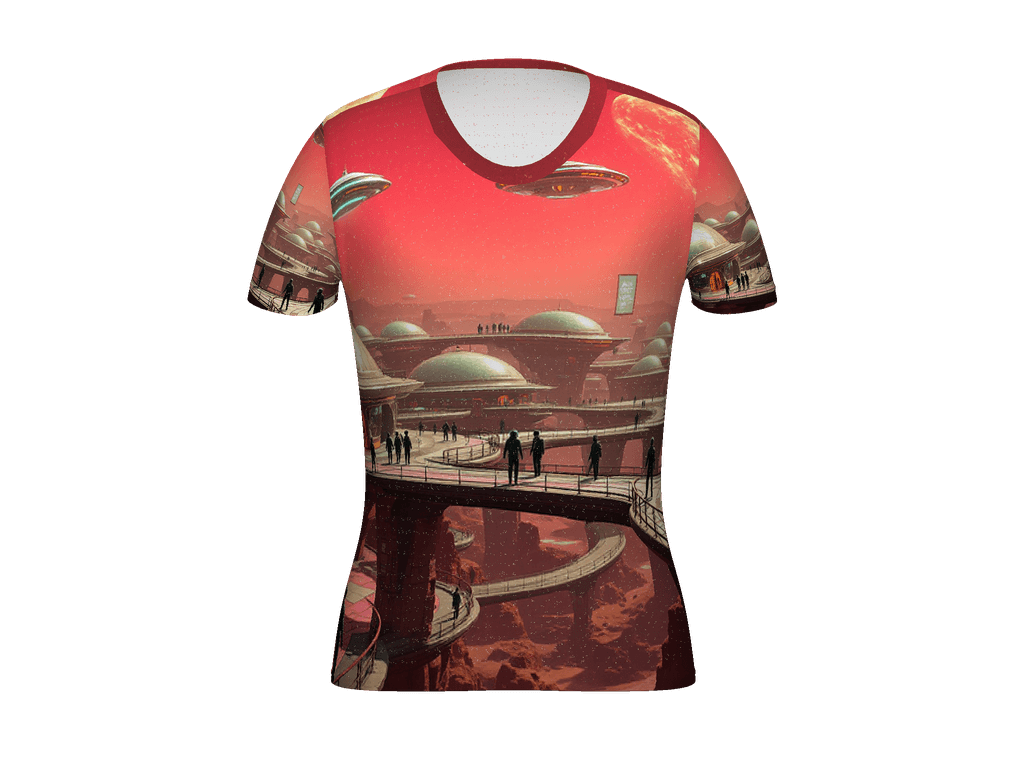 All-Over Print Women's Athletic T-Shirt