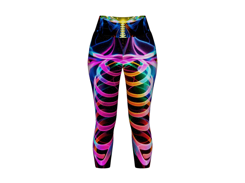 All-Over Print Yoga Capri Leggings