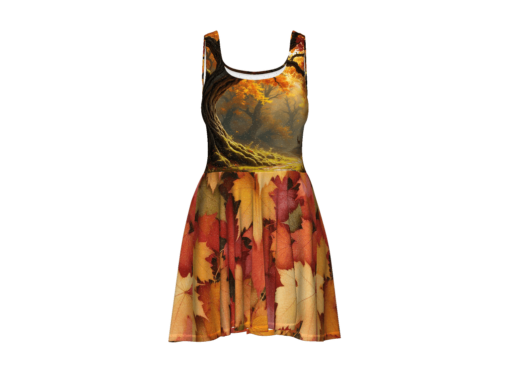 All-Over Print Skater Dress