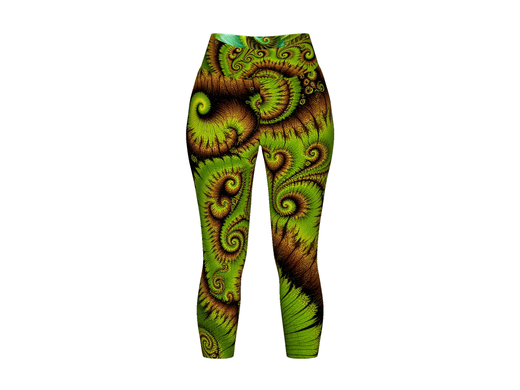 All-Over Print Yoga Capri Leggings