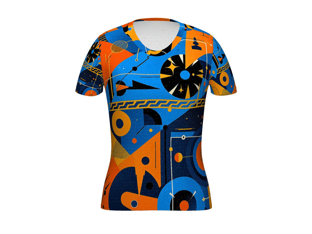 All-Over Print Women's Athletic T-Shirt