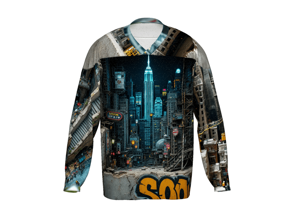 All-Over Print Recycled Hockey Fan Jersey