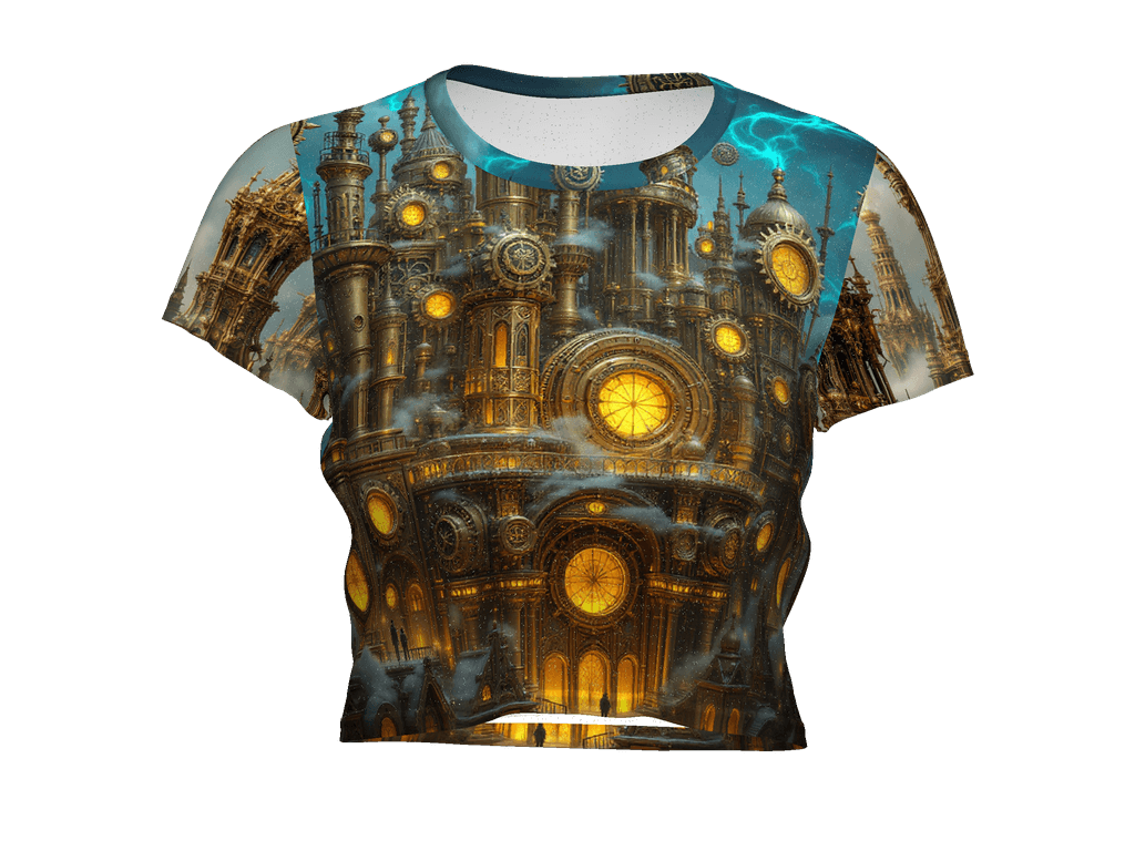 All-Over Print Crop Tee