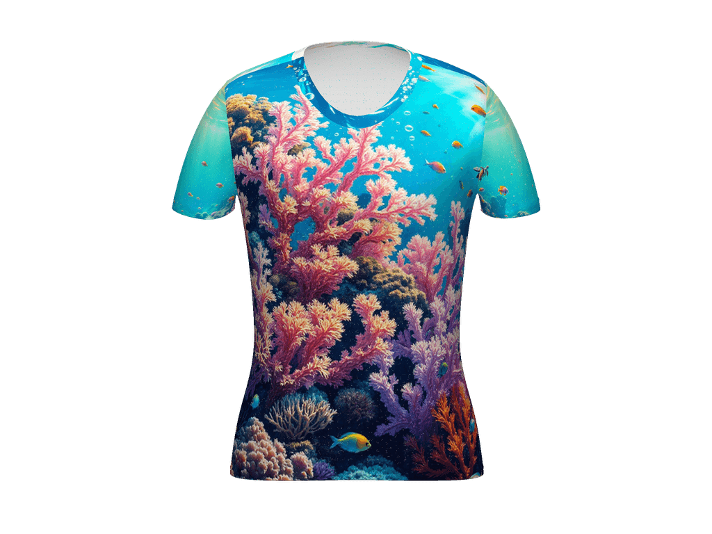 All-Over Print Women's Athletic T-Shirt