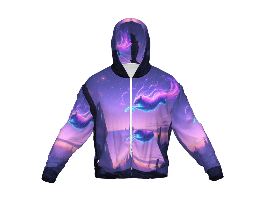 All-Over Print Recycled Unisex Zip Hoodie