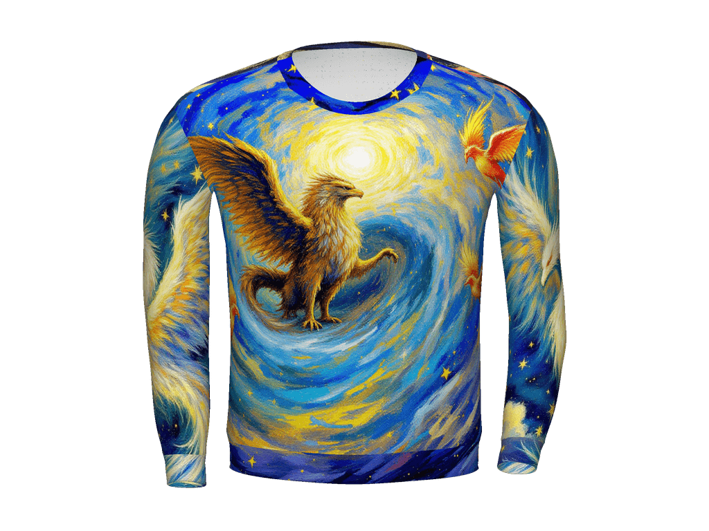 All-Over Print Recycled Unisex Sweatshirt