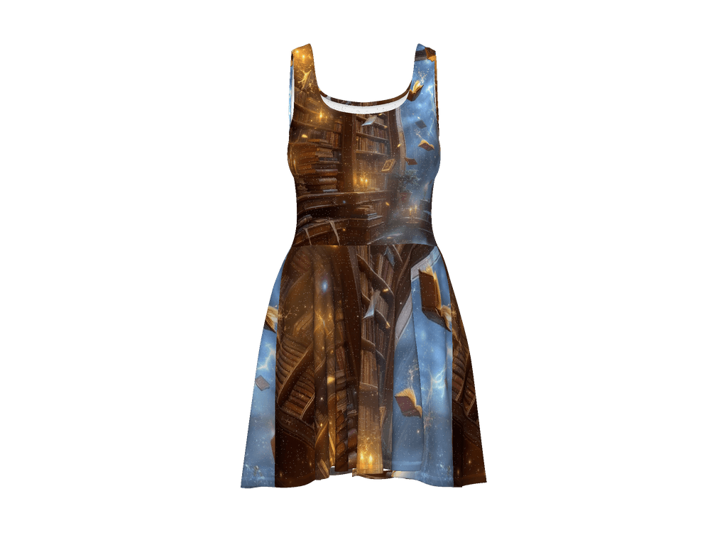 All-Over Print Skater Dress