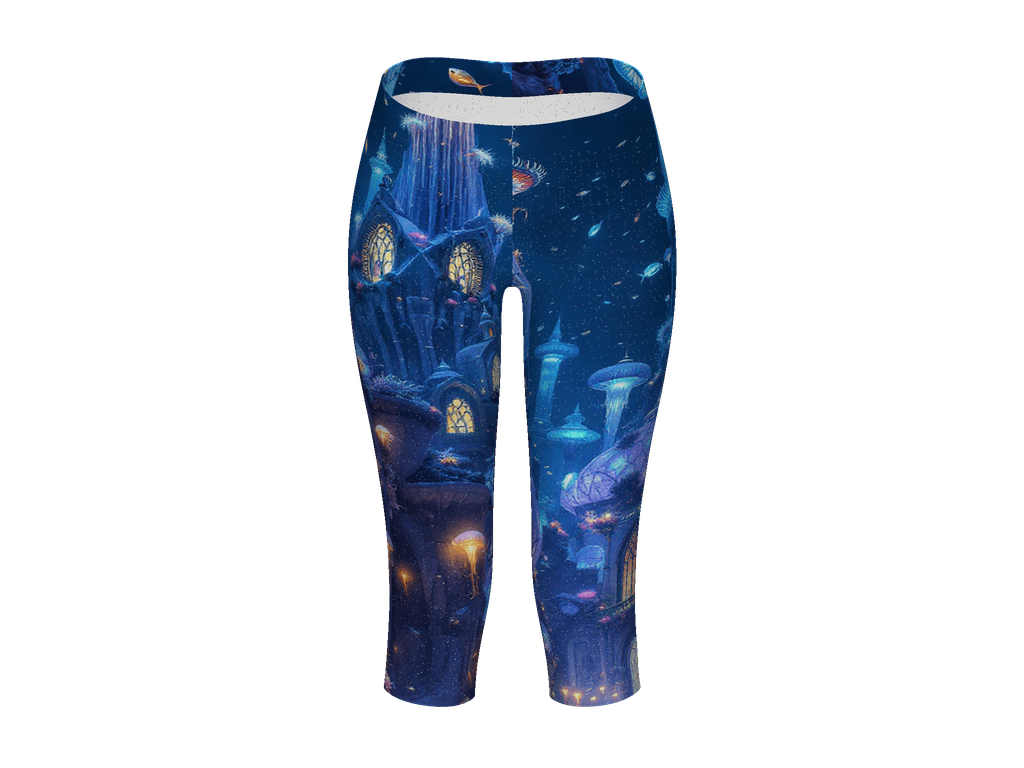 All-Over Print Capri Leggings