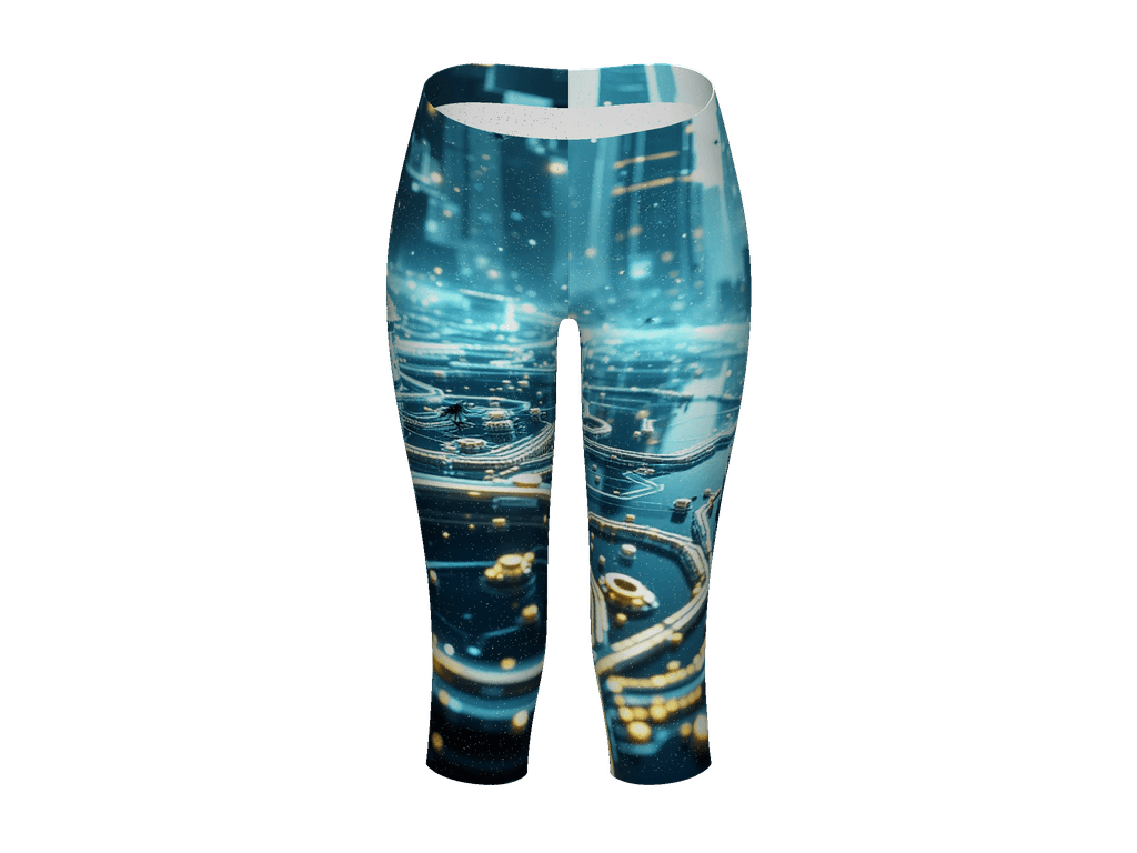 All-Over Print Capri Leggings