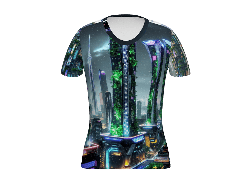 All-Over Print Women's Athletic T-Shirt