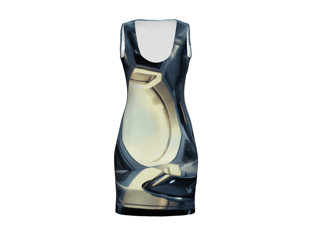 All-Over Print Bodycon Dress