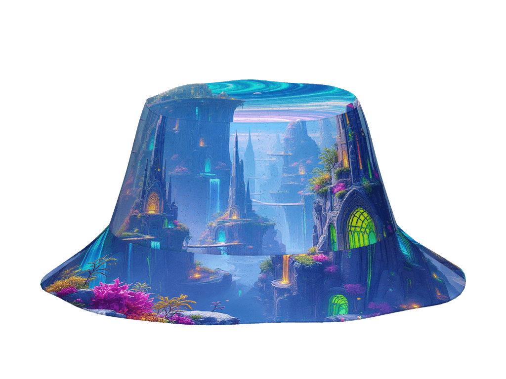 All-Over Print Reversible Bucket Hat