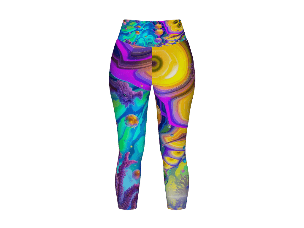 All-Over Print Yoga Capri Leggings