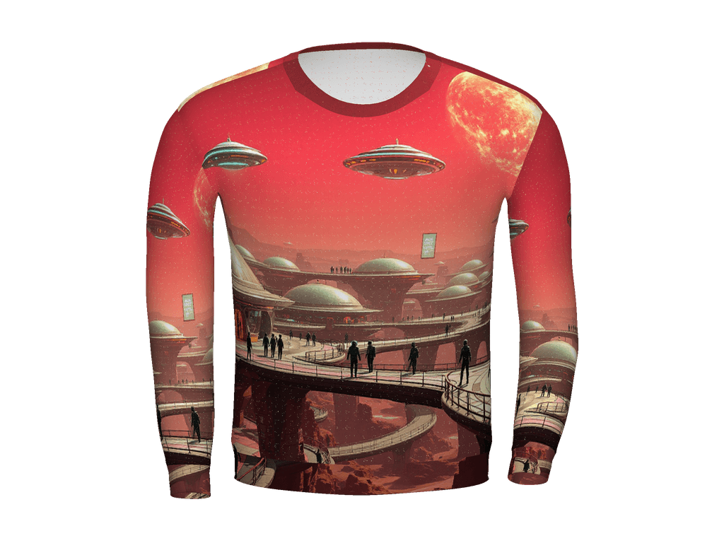 All-Over Print Recycled Unisex Sweatshirt