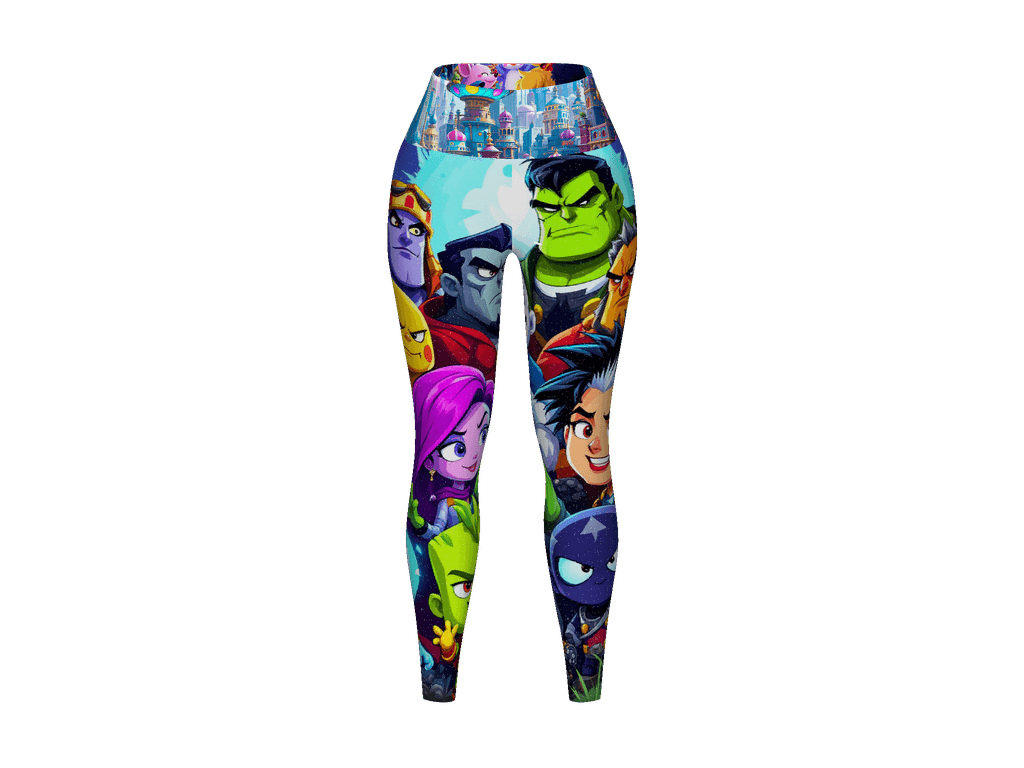 All-Over Print Yoga Leggings