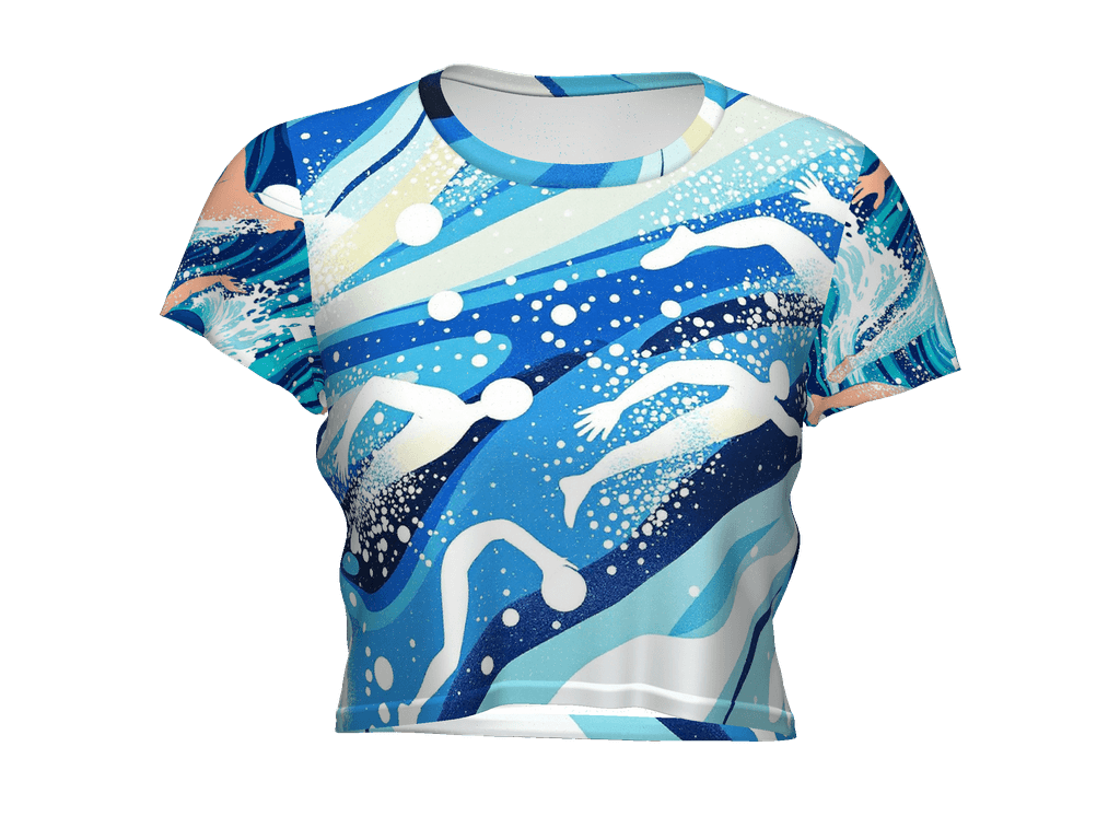 All-Over Print Crop Tee