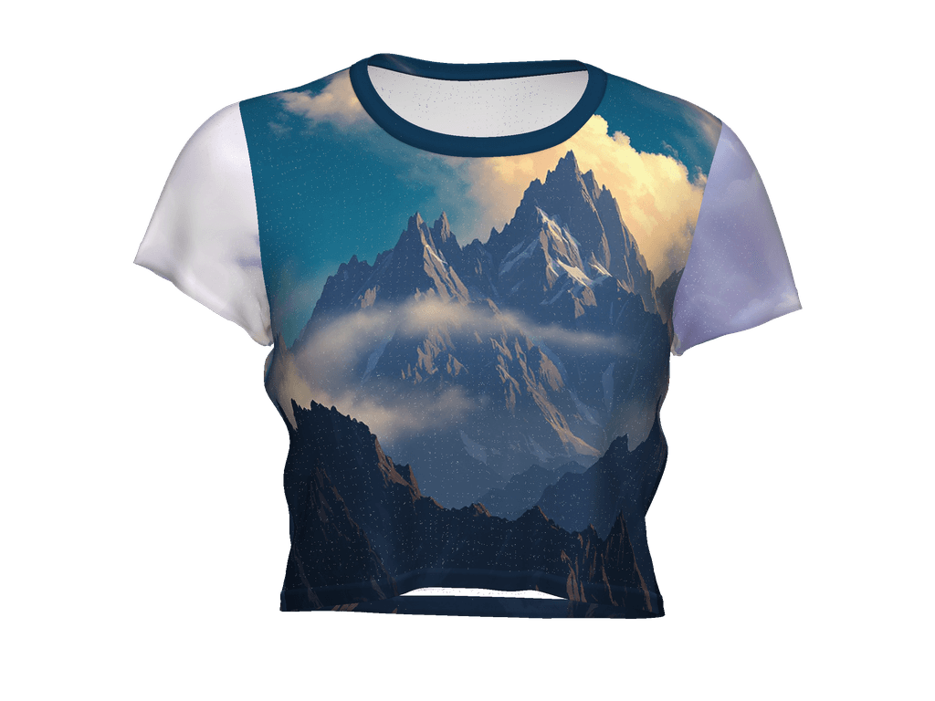 All-Over Print Crop Tee