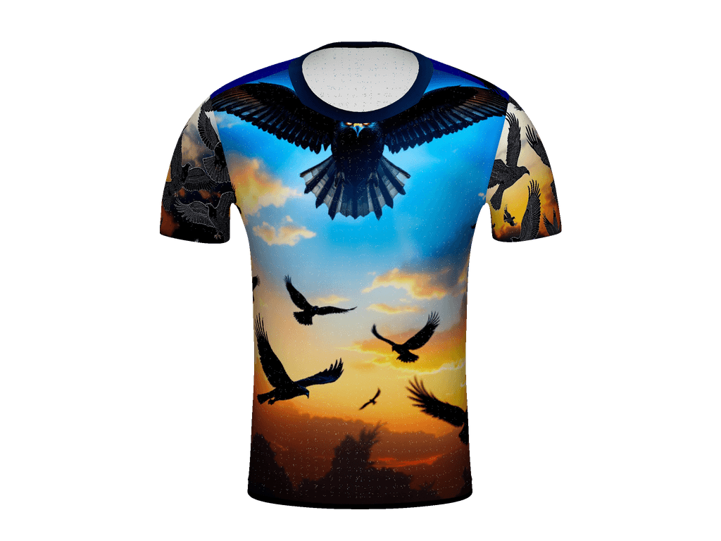 All-Over Print Men's Crew Neck T-Shirt