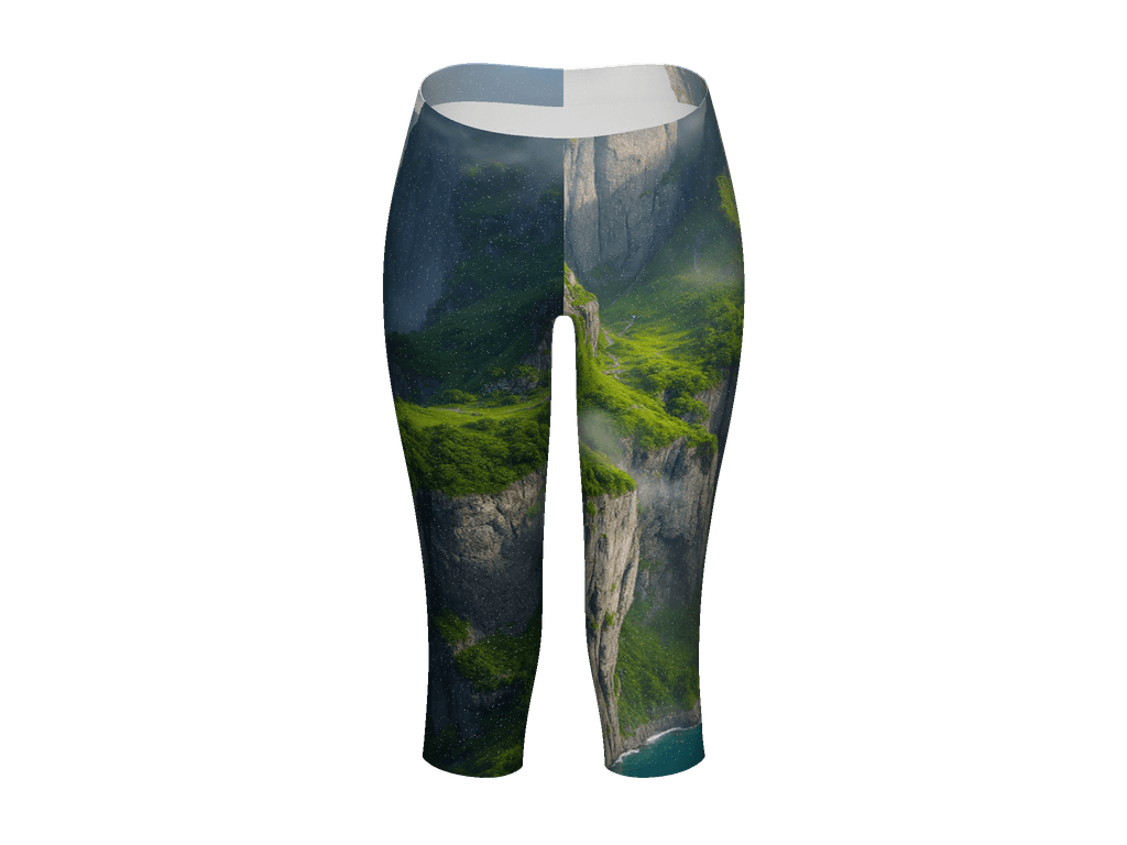 All-Over Print Capri Leggings