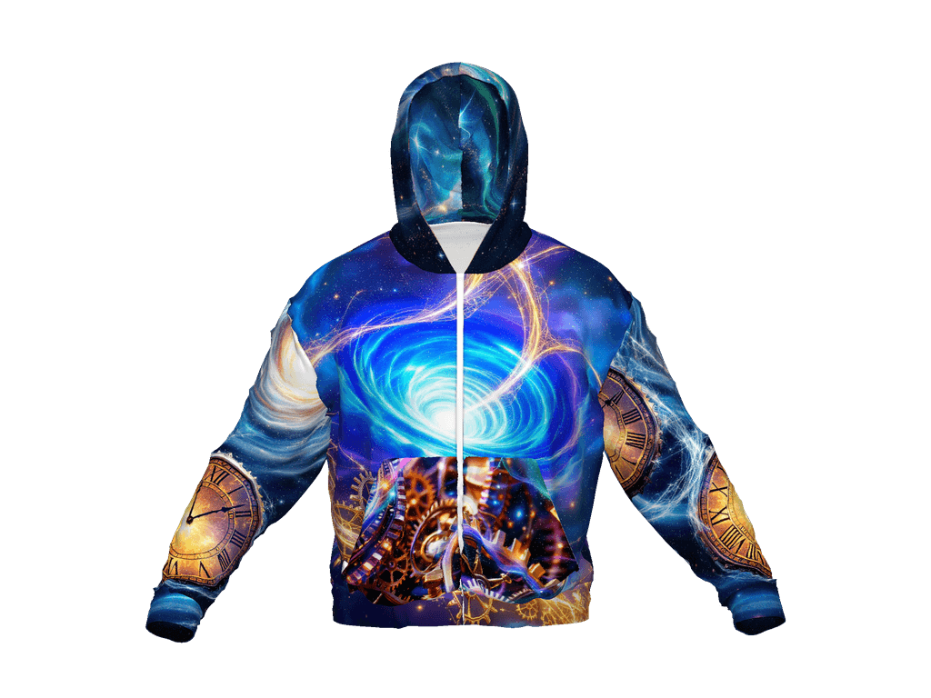 All-Over Print Recycled Unisex Zip Hoodie