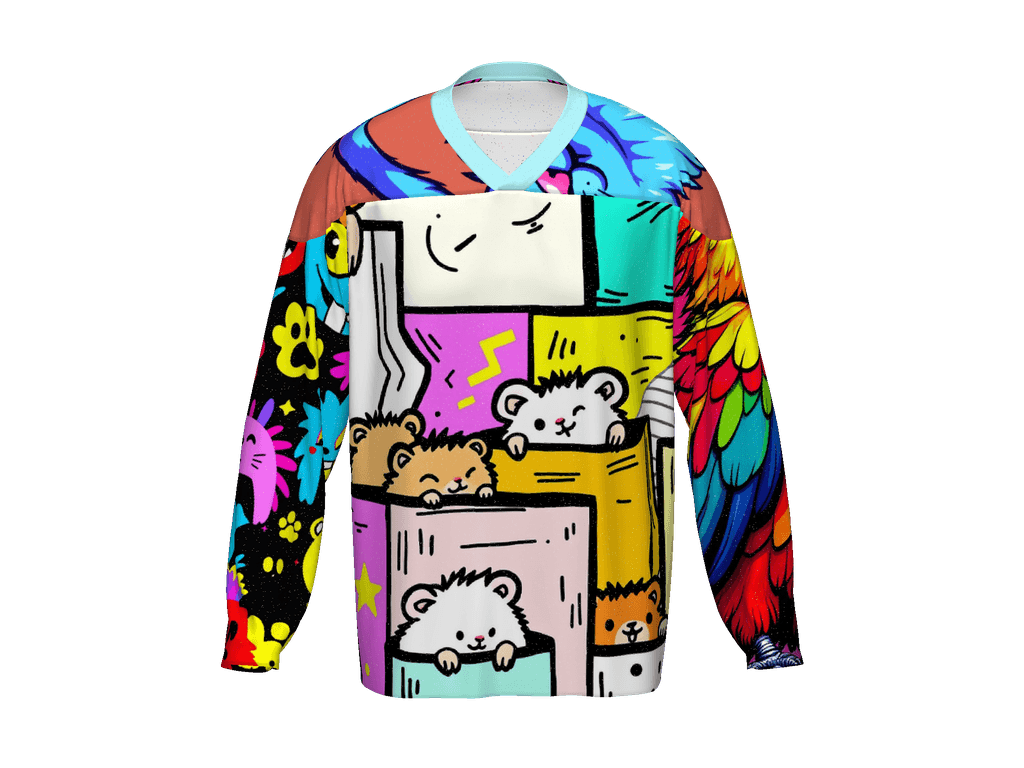 All-Over Print Recycled Hockey Fan Jersey