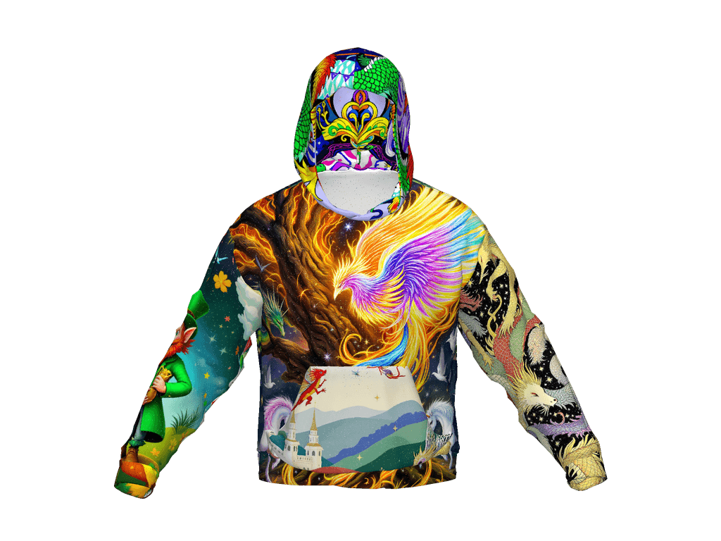 All-Over Print Recycled Unisex Hoodie