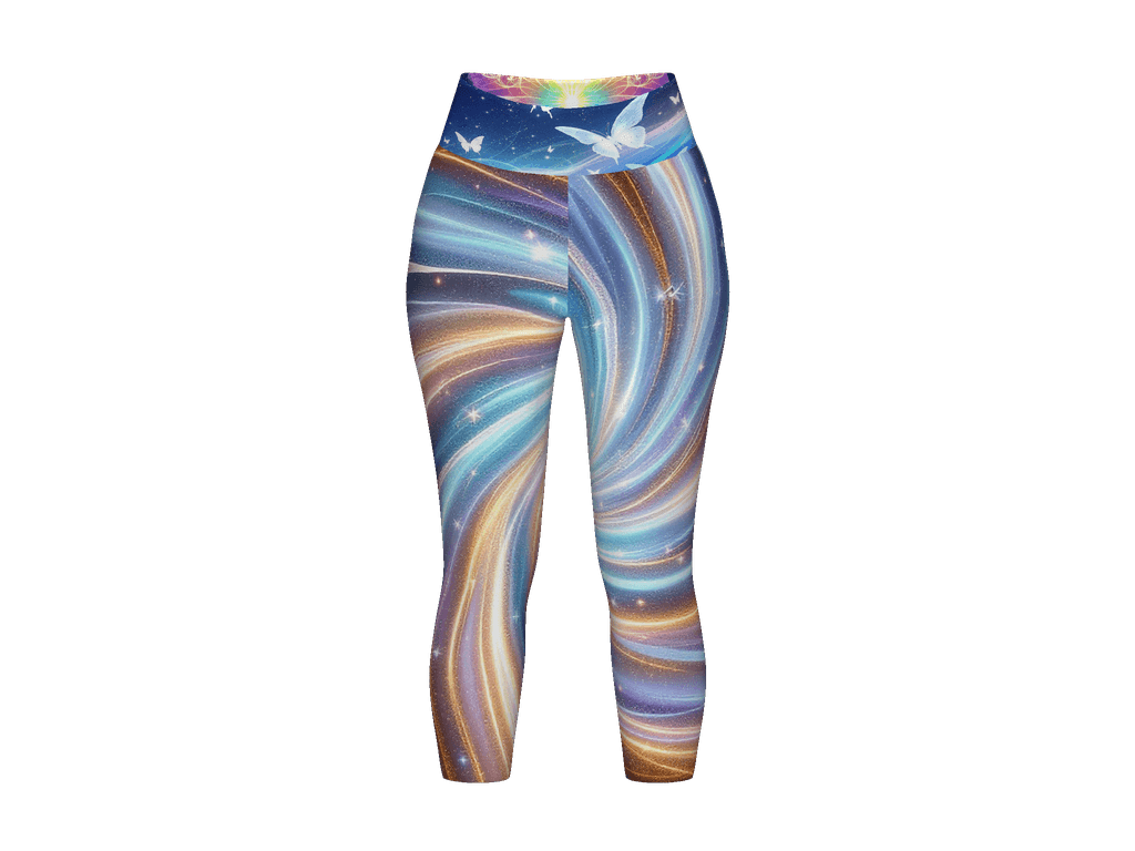 All-Over Print Yoga Capri Leggings