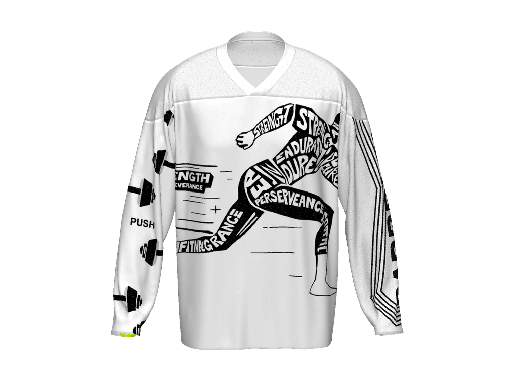 All-Over Print Recycled Hockey Fan Jersey