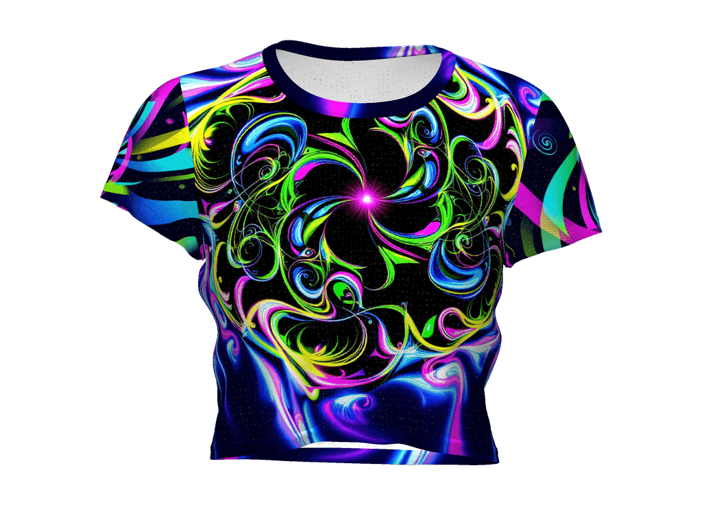 All-Over Print Crop Tee