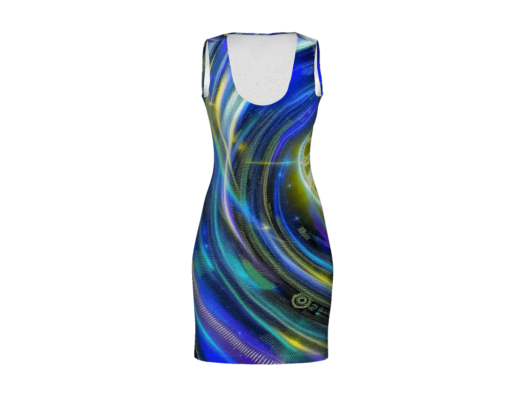 All-Over Print Bodycon Dress