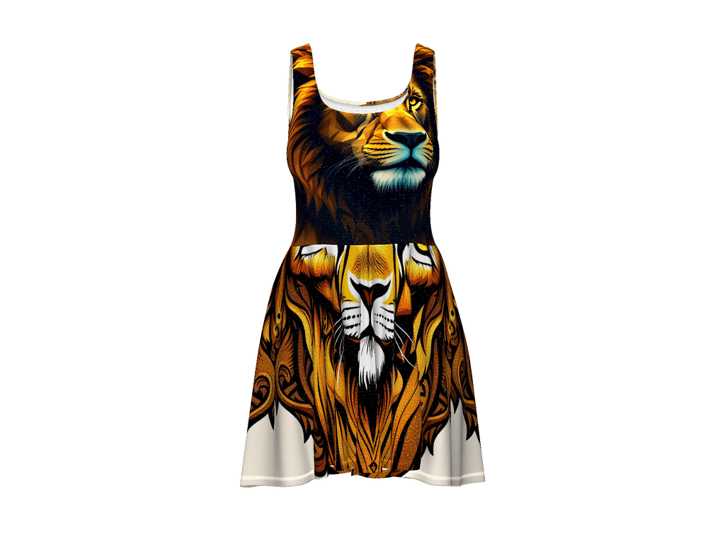 All-Over Print Skater Dress