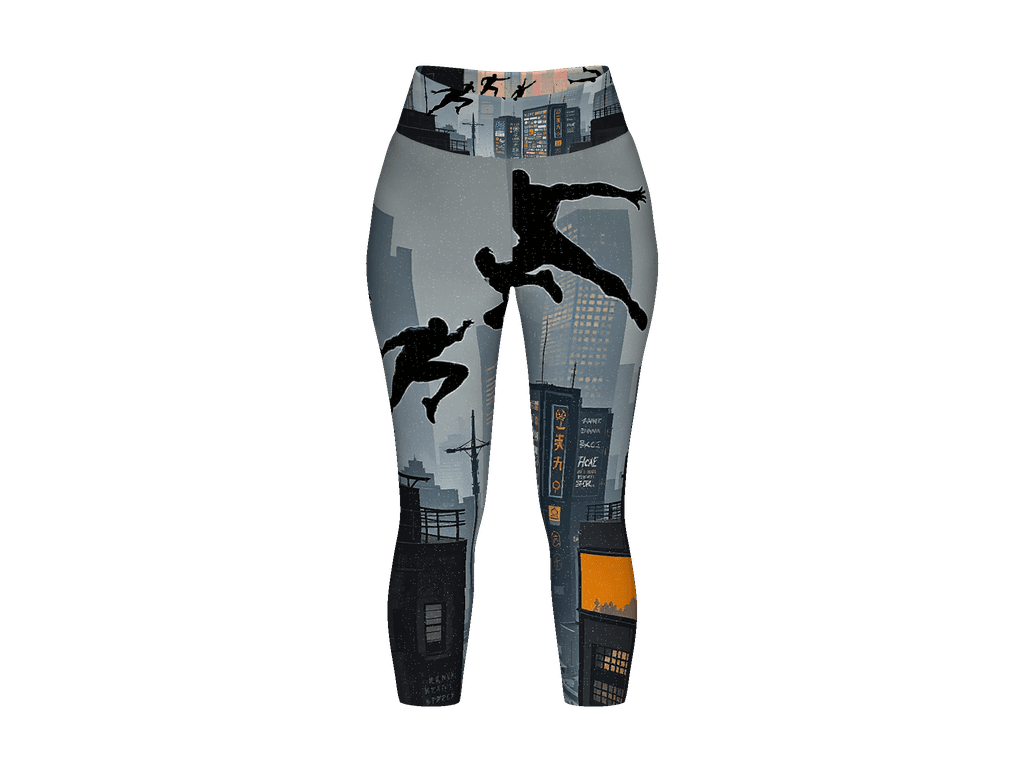 All-Over Print Yoga Capri Leggings