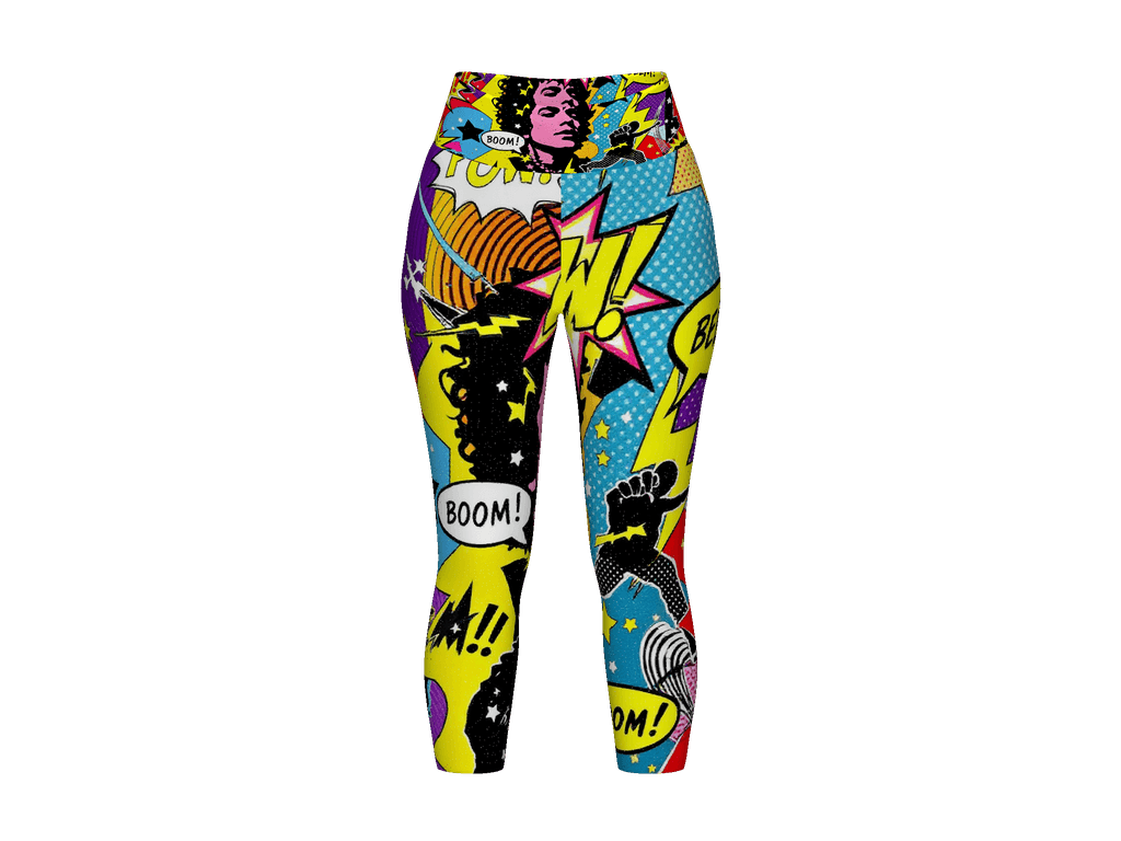 All-Over Print Yoga Capri Leggings