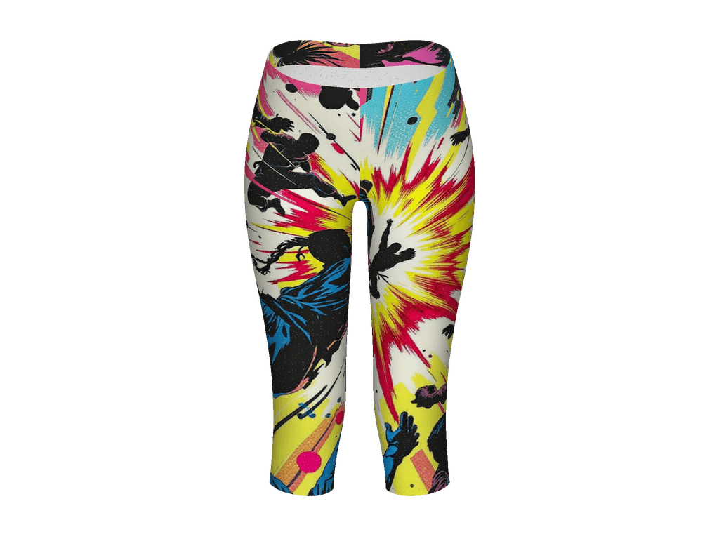 All-Over Print Capri Leggings
