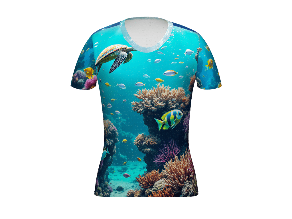 All-Over Print Women's Athletic T-Shirt