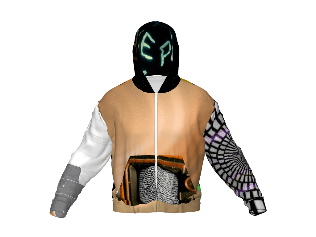 All-Over Print Recycled Unisex Zip Hoodie